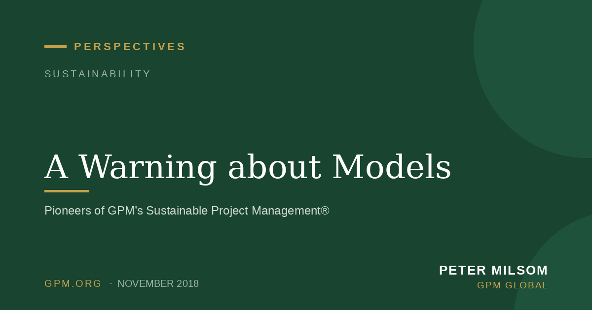 A Warning about Models