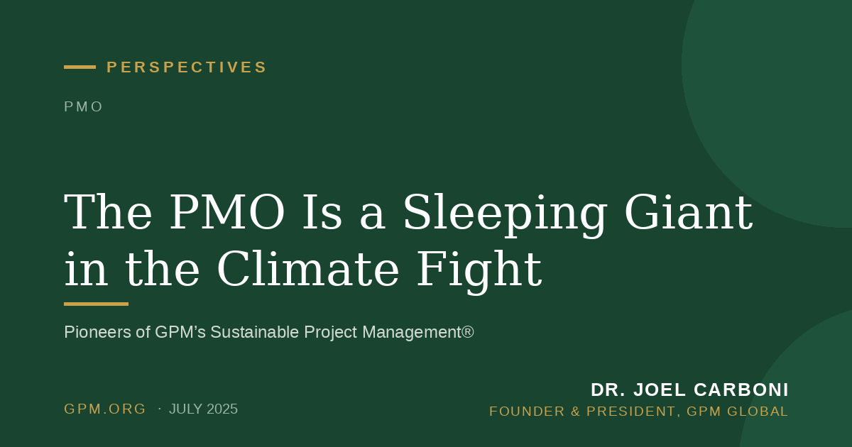 The PMO Is a Sleeping Giant in the Climate Fight