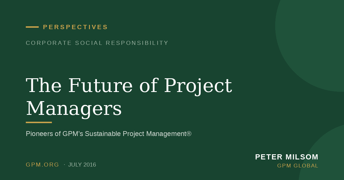 The Future of Project Managers